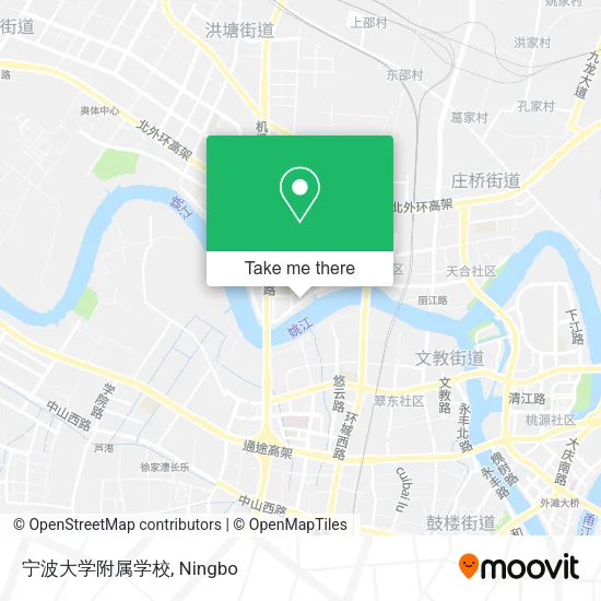宁波大学附属学校 map
