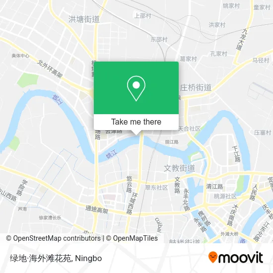 绿地·海外滩花苑 map
