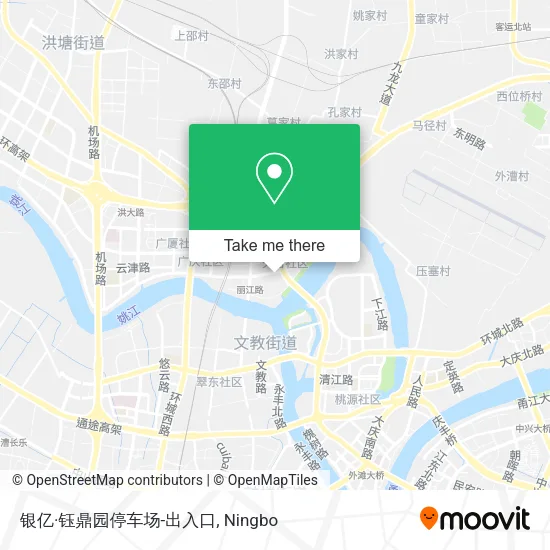 银亿·钰鼎园停车场-出入口 map