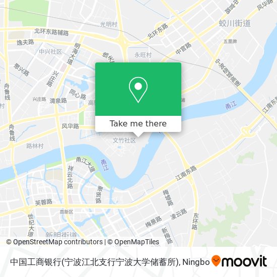 中国工商银行(宁波江北支行宁波大学储蓄所) map