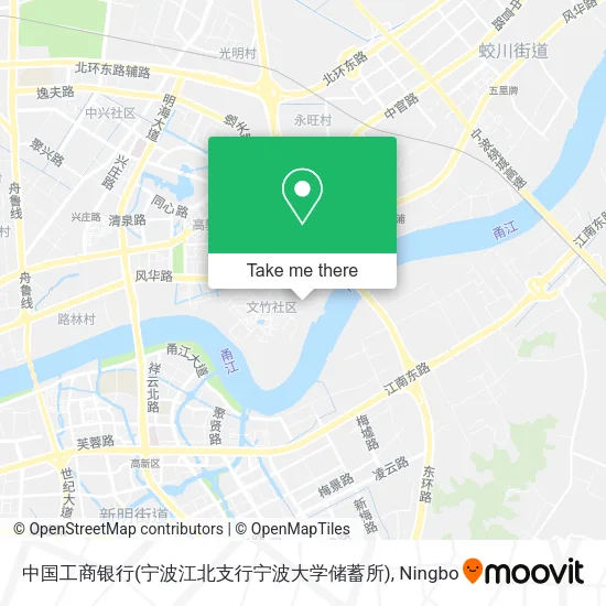 中国工商银行(宁波江北支行宁波大学储蓄所) map