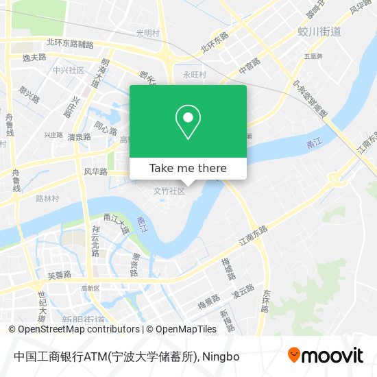 中国工商银行ATM(宁波大学储蓄所) map