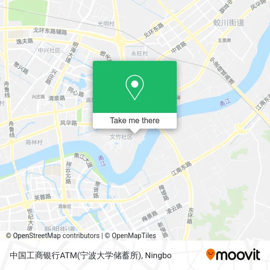 中国工商银行ATM(宁波大学储蓄所) map