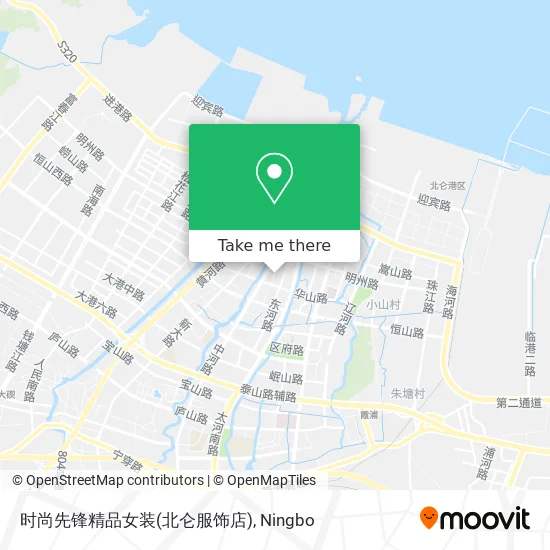 时尚先锋精品女装(北仑服饰店) map