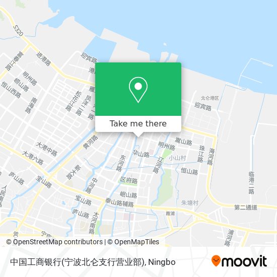 中国工商银行(宁波北仑支行营业部) map
