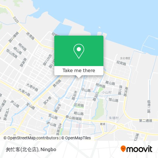 匆忙客(北仑店) map