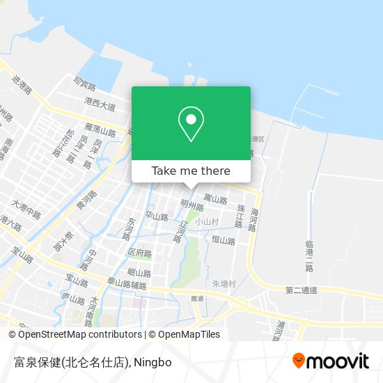 富泉保健(北仑名仕店) map