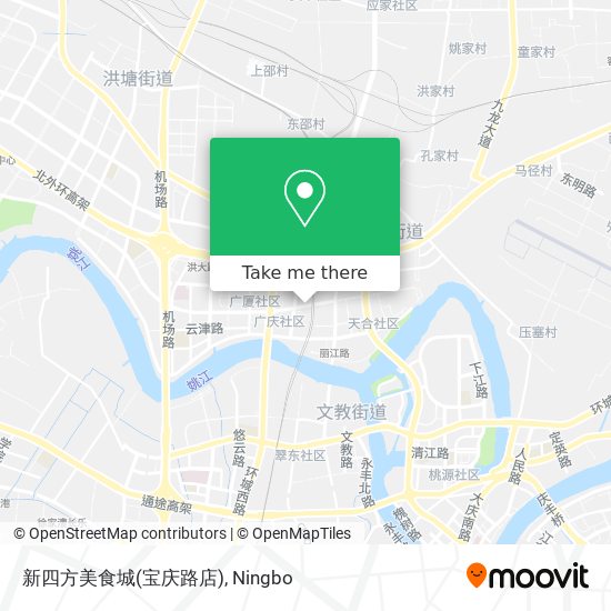 新四方美食城(宝庆路店) map