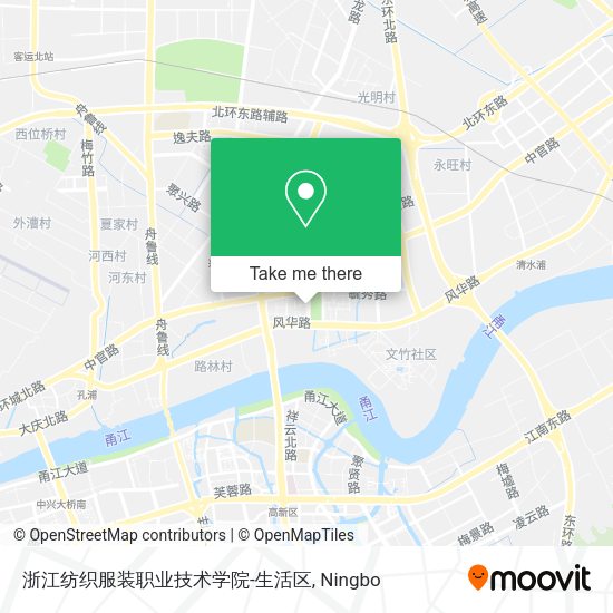 浙江纺织服装职业技术学院-生活区 map