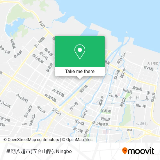 星期八超市(五台山路) map