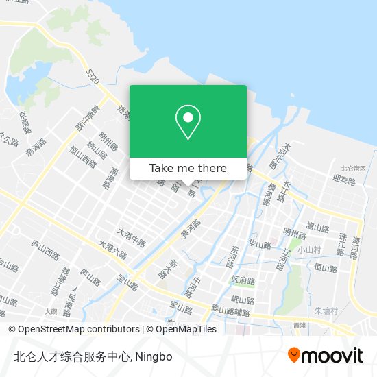 北仑人才综合服务中心 map