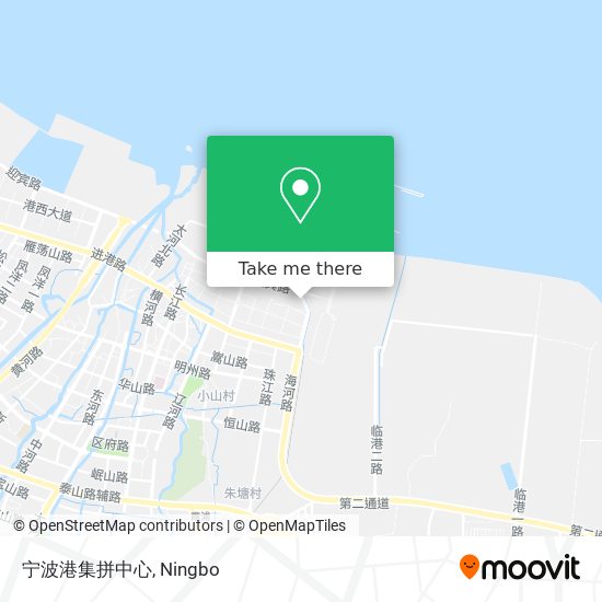 宁波港集拼中心 map