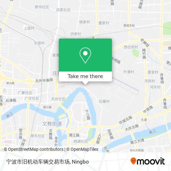 宁波市旧机动车辆交易市场 map