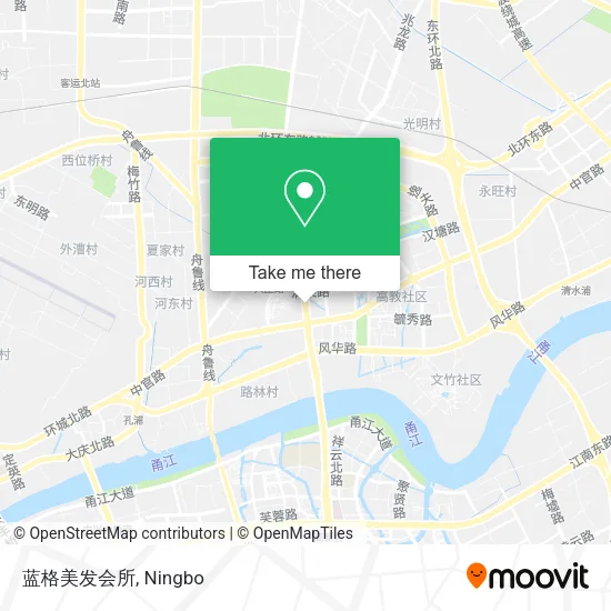 蓝格美发会所 map