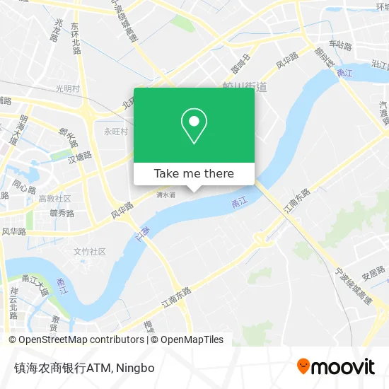 镇海农商银行ATM map