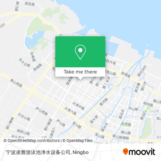 宁波凌雅游泳池净水设备公司 map