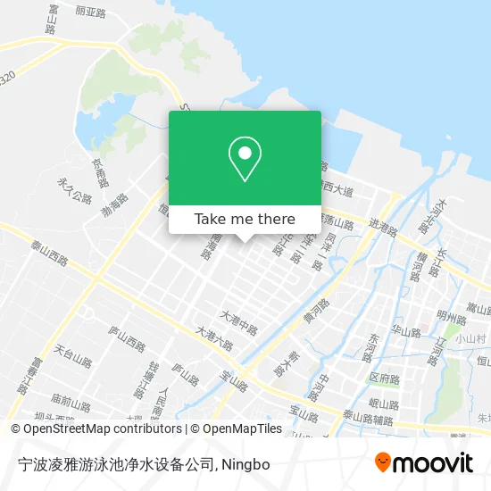 宁波凌雅游泳池净水设备公司 map