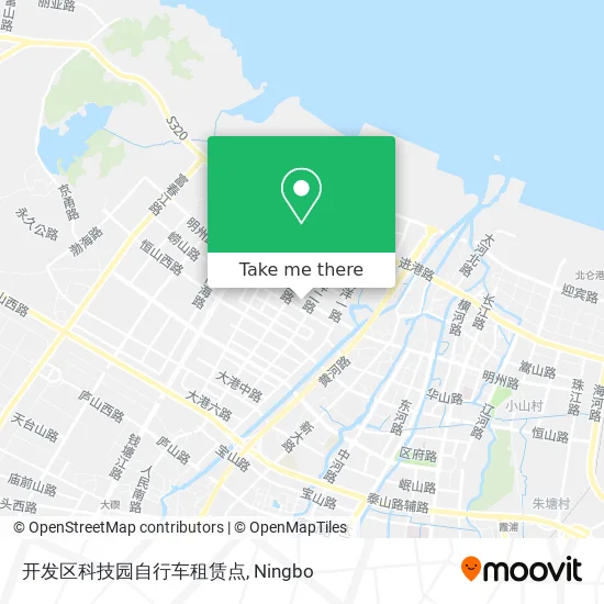 开发区科技园自行车租赁点 map