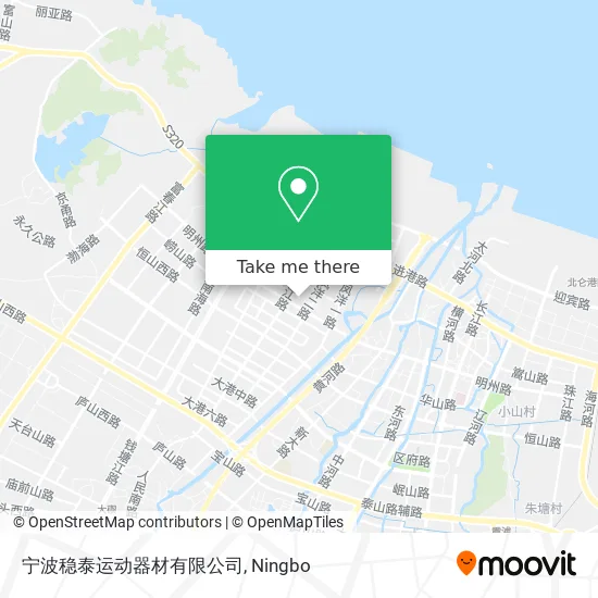宁波稳泰运动器材有限公司 map