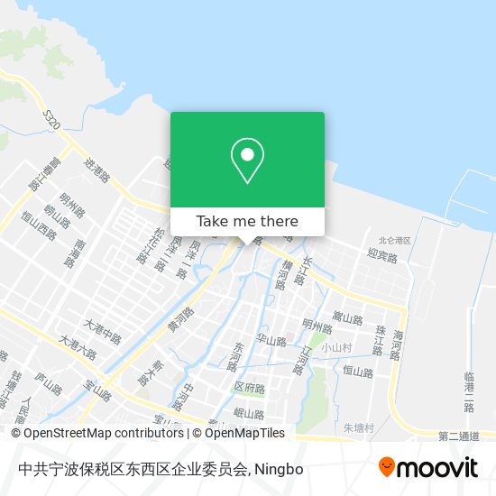 中共宁波保税区东西区企业委员会 map