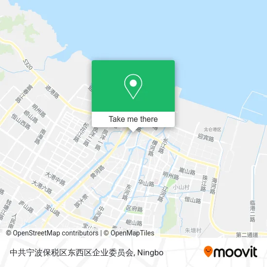 中共宁波保税区东西区企业委员会 map