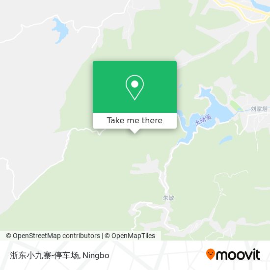 浙东小九寨-停车场 map