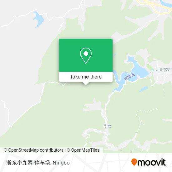 浙东小九寨-停车场 map