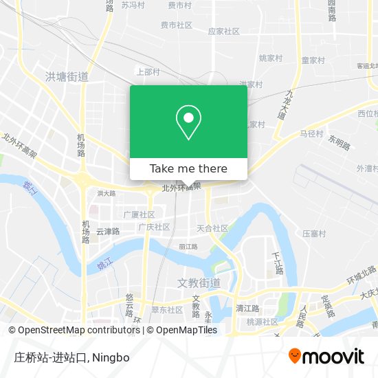 庄桥站-进站口 map