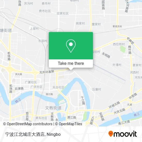 宁波江北城庄大酒店 map