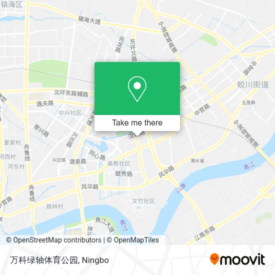 万科绿轴体育公园 map