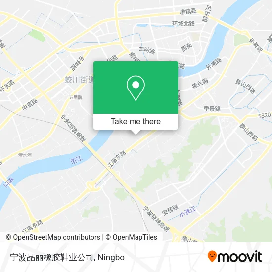 宁波晶丽橡胶鞋业公司 map