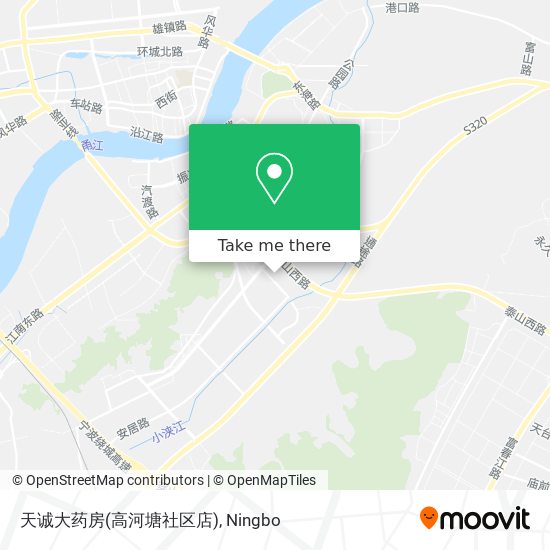 天诚大药房(高河塘社区店) map