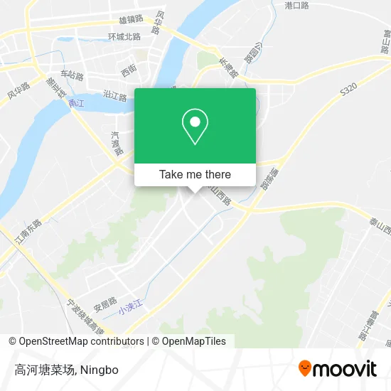 高河塘菜场 map