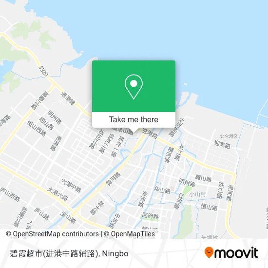 碧霞超市(进港中路辅路) map