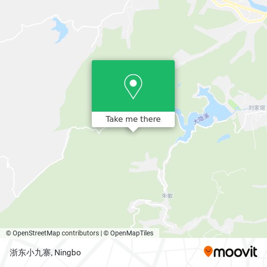 浙东小九寨 map