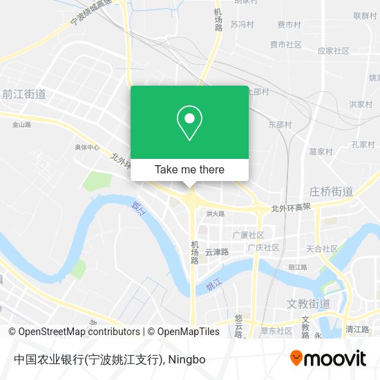 中国农业银行(宁波姚江支行) map