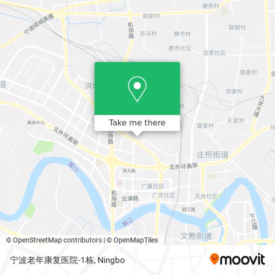 宁波老年康复医院-1栋 map