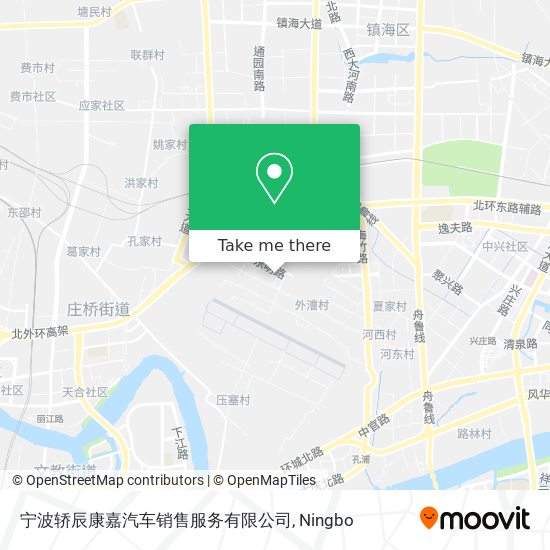 宁波轿辰康嘉汽车销售服务有限公司 map