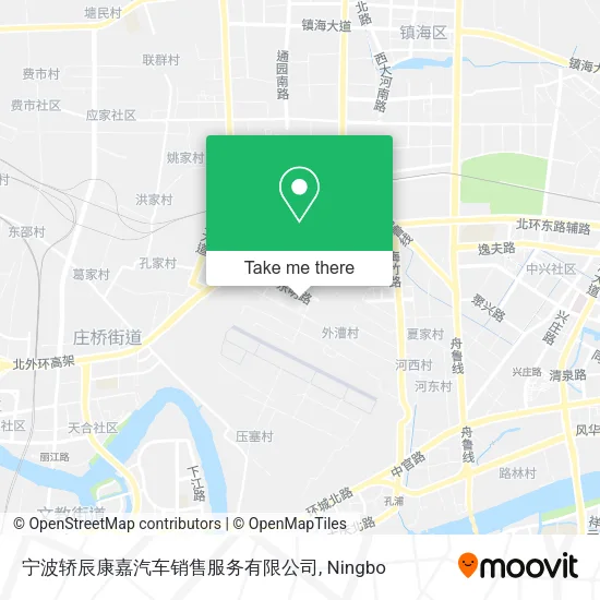 宁波轿辰康嘉汽车销售服务有限公司 map