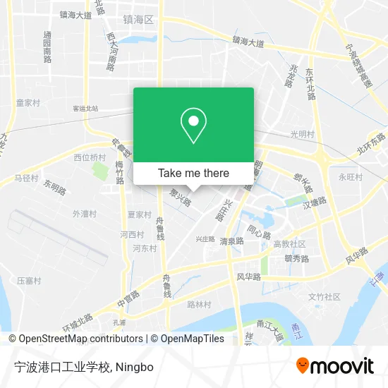 宁波港口工业学校 map