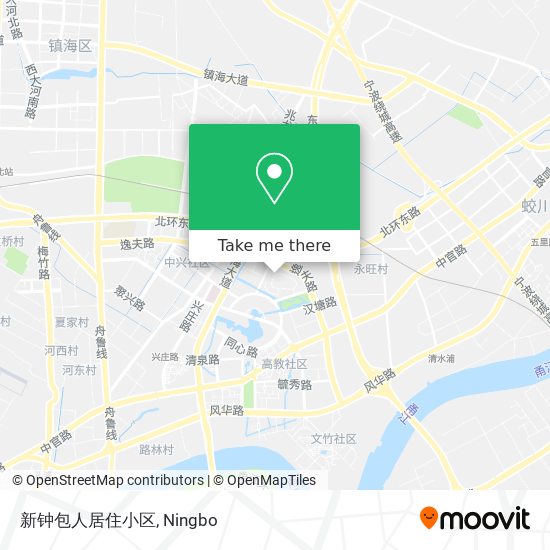 新钟包人居住小区 map