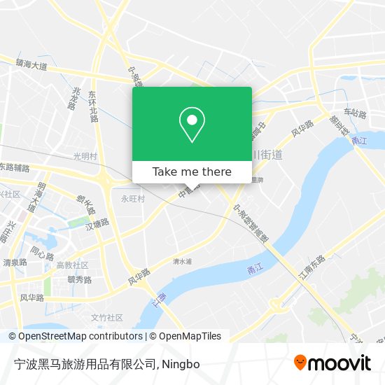 宁波黑马旅游用品有限公司 map