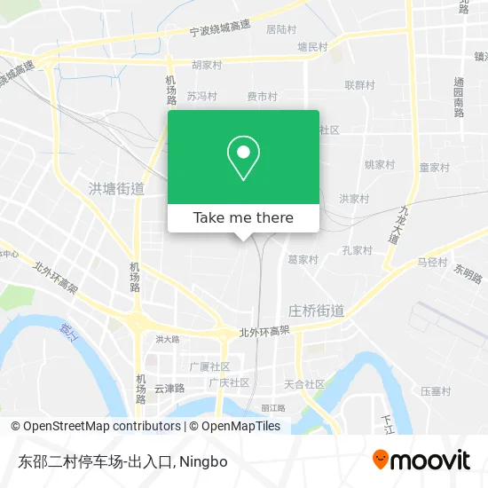 东邵二村停车场-出入口 map