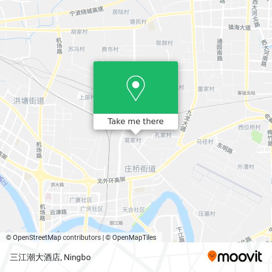 三江潮大酒店 map