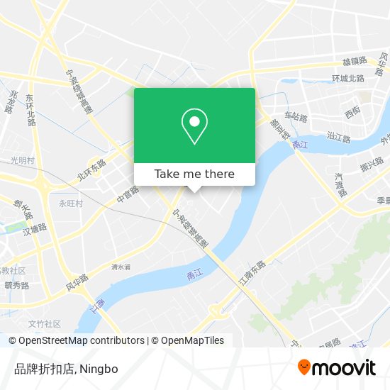 品牌折扣店 map