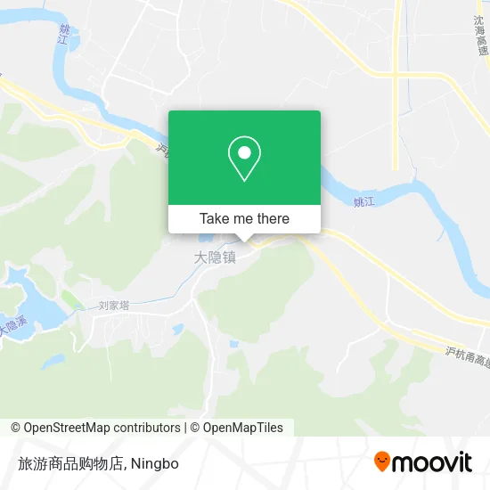 旅游商品购物店 map