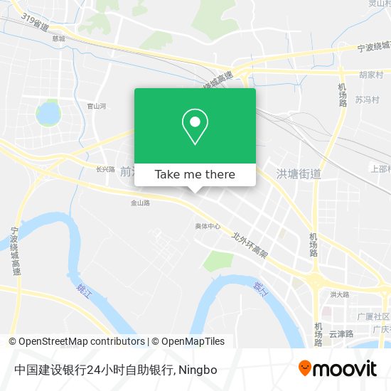 中国建设银行24小时自助银行 map