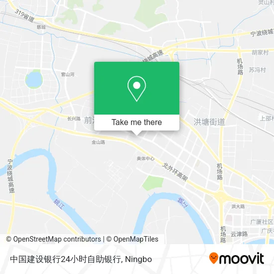中国建设银行24小时自助银行 map
