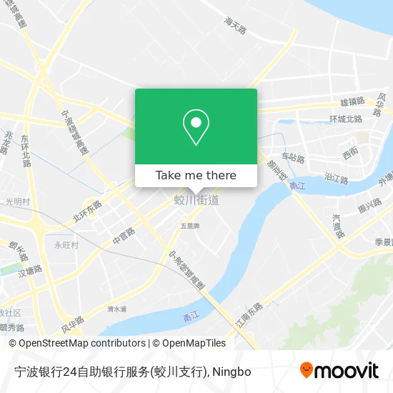 宁波银行24自助银行服务(蛟川支行) map