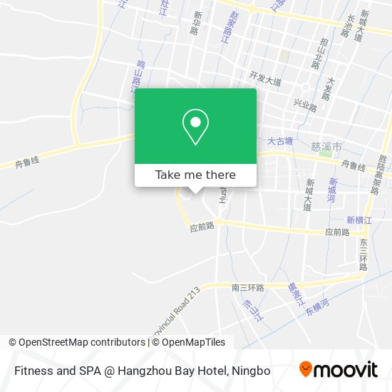 Fitness and SPA @ Hangzhou Bay Hotel map